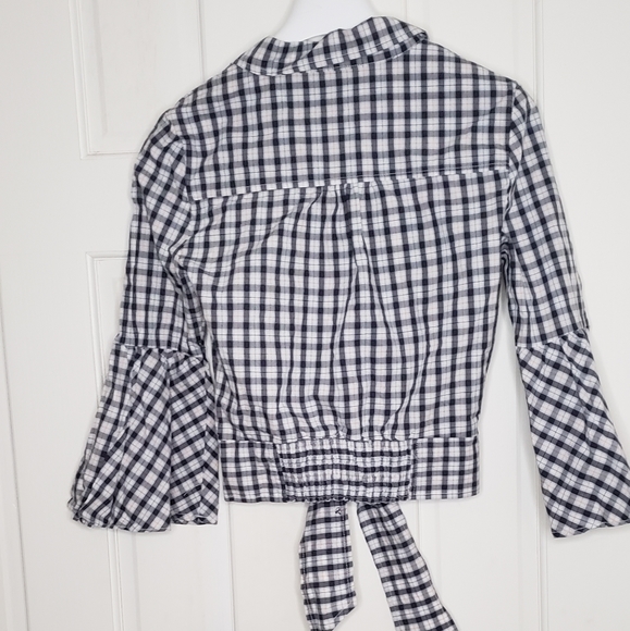Bb Dakota Gingham Wrap Shirt - Picture 3 of 3